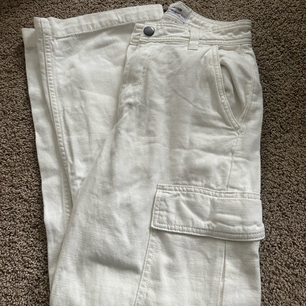 Cotton On White Cargo Pants Relaxed Fit